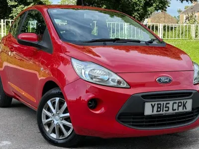 Used Ford Ka S 69 HP (50 kW) 2015 Red Hatchback