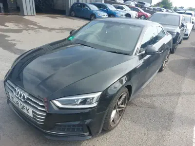 Used Audi A5 S-Line 150 HP (110 kW) 2018 Black Coupe