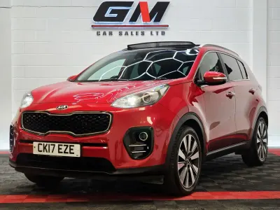 Begagnad Kia Sportage 139 HK (102 kW) 2017 Röd SUV