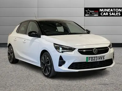 Used Vauxhall Corsa-e Ultimate 100 kW (136 HP) 2023 White Hatchback