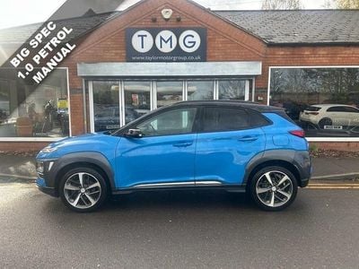Blue Used 2019 Hyundai Kona Premium SUV | £8,995 (Fair price)