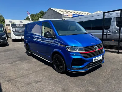 Used VW T6.1 Sportline 201 HP (147 kW) 2023 Blue Van