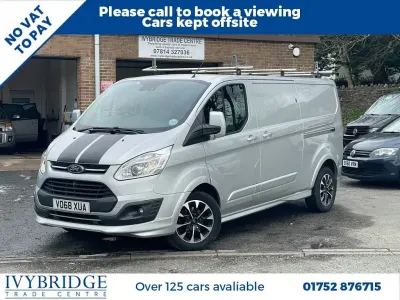 Used Ford Transit Custom Sport 170 HP (125 kW) 2018 Silver Van