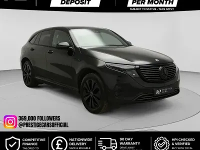 Used Mercedes EQC400 300 kW (408 HP) 2022 Black SUV