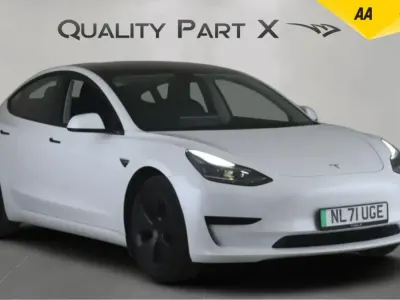 Used Tesla Model 3 Standard Range 208 kW (283 HP) 2021 White Sedan