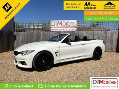 Begagnad BMW 430 Cabriolet M Sport 258 HK (189 kW) 2014 Vit Cab