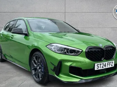 Used BMW M135 Comfort Edition 302 HP (222 kW) 2024 Green Hatchback