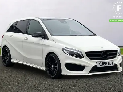 Used Mercedes B200 AMG Line Premium Plus 136 HP (100 kW) 2018 White Hatchback