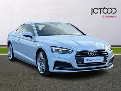 Used Audi A5 S-Line 147 HP (108 kW) 2019 White Coupe