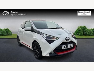 White Used 2018 Toyota Aygo x-press Hatchback | £8,104 (A bit pricey)