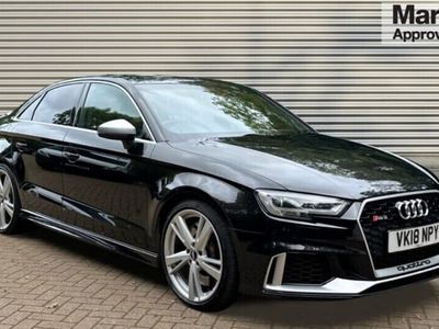 used Audi A3 Saloon (2018/18)RS 3 2.5 TFSI 400PS Quattro S Tronic auto 4d