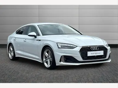Used Audi A5 Sportback Sport 150 HP (110 kW) 2024 White Hatchback