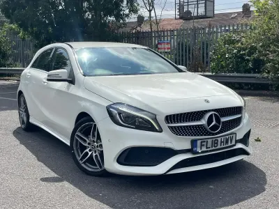 Used Mercedes A180 AMG Line Premium 2018 White Hatchback
