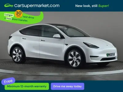 Begagnad Tesla Model Y Long Range AWD 378 kW (514 HK) 2022 Vit SUV