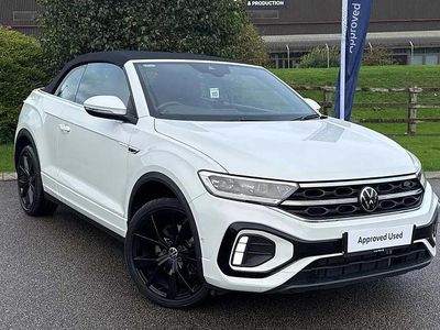 Used VW T-Roc Cabriolet R-line 150 HP (110 kW) 2024 White Cabriolet