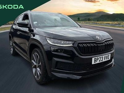 Used Skoda Kodiaq SportLine 196 HP (144 kW) 2023 Black SUV