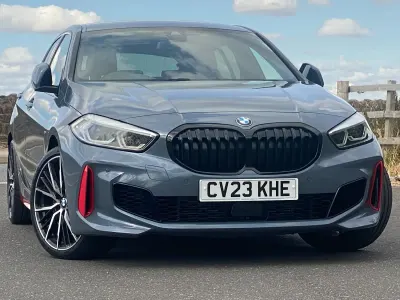 Used BMW 128 ti Comfort Edition 261 HP (191 kW) 2023 Storm bay grey Hatchback