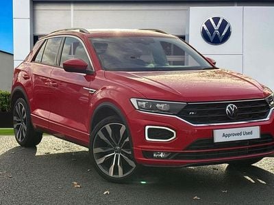 Red Used 2021 VW T-Roc R-line SUV | £20,490 (Good price)
