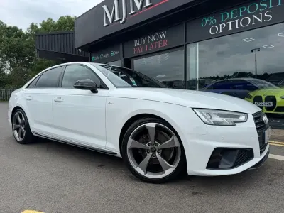 Used Audi A4 Black Edition 2019 White Sedan