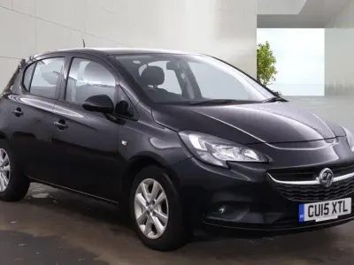 Used Vauxhall Corsa Design Edition 70 HP (51 kW) 2015 Black Hatchback
