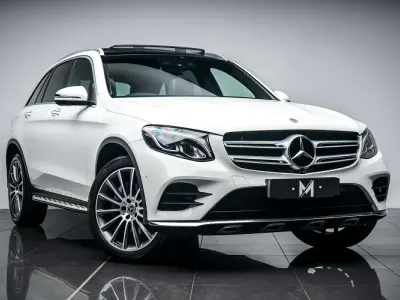 Used Mercedes GLC250 AMG Line Premium 204 HP (150 kW) 2018 White SUV