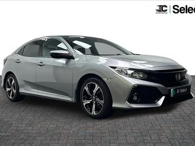 Silver Used 2017 Honda Civic EX Hatchback | £12,300 (Fair price)