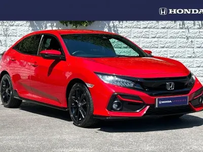 Used Honda Civic Sport 182 HP (133 kW) 2021 Rallye red Hatchback