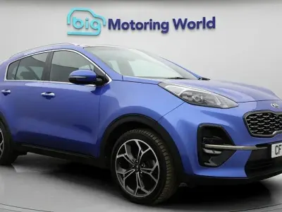 Used Kia Sportage GT-Line S 136 HP (100 kW) 2021 Blue SUV