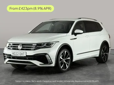 Used VW Tiguan Allspace R-line 150 HP (110 kW) 2022 White SUV