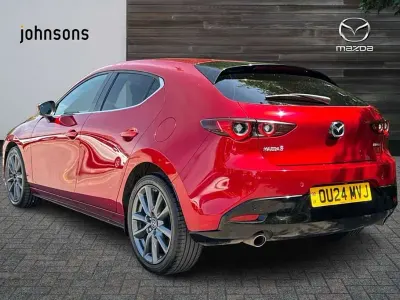 Used Mazda 3 Exclusive-Line 120 HP (88 kW) 2024 Red Hatchback