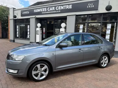 Used Skoda Rapid Elegance 103 HP (75 kW) 2013 Grey Hatchback