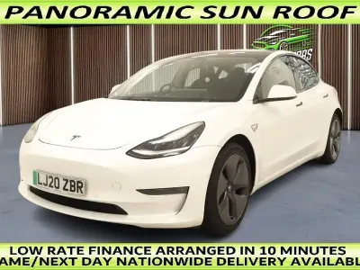 Used Tesla Model 3 Long Range AWD 366 kW (498 HP) 2020 White Sedan