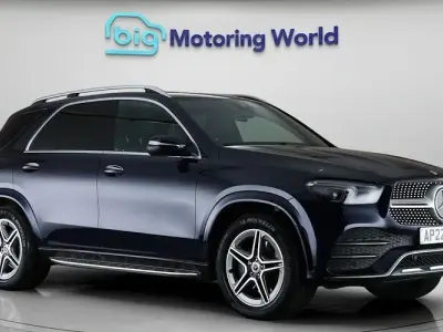 Used Mercedes GLE300 AMG line 272 HP (200 kW) 2022 Blue SUV