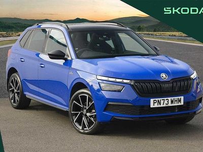 Used Skoda Kamiq Monte Carlo 110 HP (80 kW) 2023 Energy blue SUV