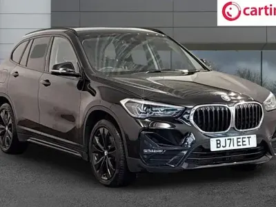 Used BMW X1 Sport Line 220 HP (161 kW) 2021 Black SUV