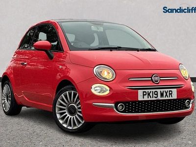 Pink Used 2019 Fiat 500 Lounge Hatchback | £6,506 (Fair price)