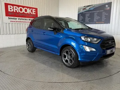 Begagnad Ford Ecosport ST-Line 125 HK (91 kW) 2019 Blå SUV