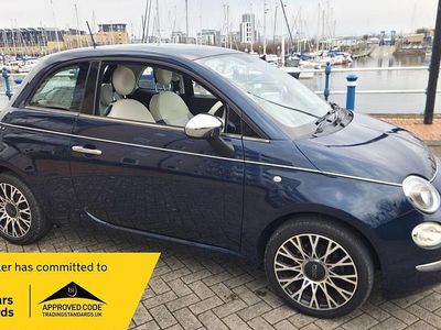 Used Fiat 500 Collezione 69 HP (50 kW) 2018 Blue Hatchback