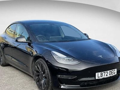 Used Tesla Model 3 Performance 461 kW (627 HP) 2022 Black Sedan