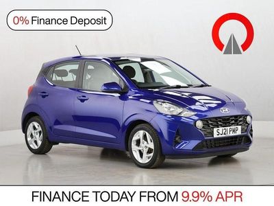Used Hyundai i10 SE 67 HP (49 kW) 2021 Blue Hatchback