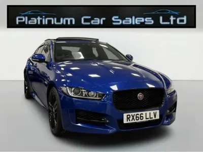 Used Jaguar XE R-Sport 180 HP (132 kW) 2016 Blue Sedan