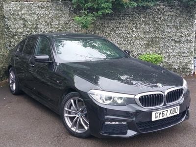 Black Used 2017 BMW 520 M Sport Sedan | £16,998 (Fair price)