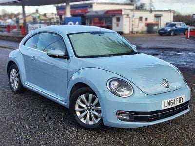 Used VW Beetle Design 105 HP (77 kW) 2015 Blue Hatchback