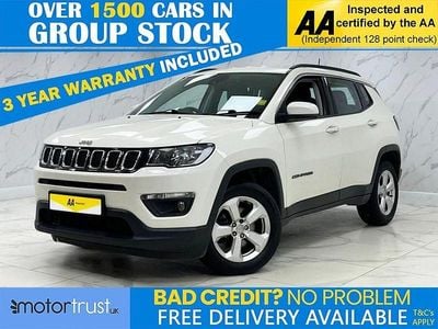 White Used 2019 Jeep Compass Longitude SUV | £10,795 (Fair price)