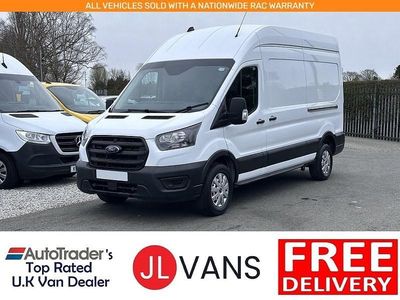 Used Ford Transit 130 HP (95 kW) 2023 Frozen white (solid colour)