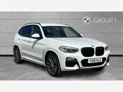 Used BMW X3 M Sport 190 HP (139 kW) 2019 White SUV