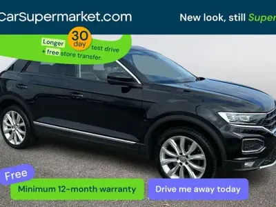 Begagnad VW T-Roc SEL 150 HK (110 kW) 2019 Svart SUV