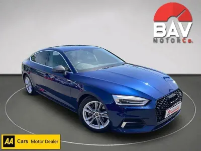 Used Audi A5 Sport 190 HP (139 kW) 2018 Blue Coupe