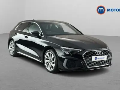 Used Audi A3 Sportback S-Line 150 HP (110 kW) 2022 Black Hatchback