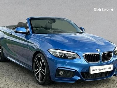 Used BMW 220 M Sport 187 HP (137 kW) 2019 Blue Cabriolet